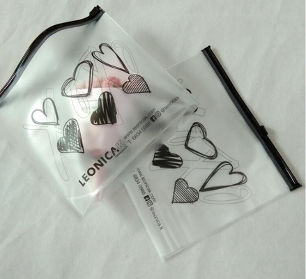 la bolsa de plástico helada mate del bolso de la cremallera del resbalador del PVC con el bolso del resbalador de la cerradura de la cremallera de la cremallera/pvc/la bolsa de poliéster que se puede volver a sellar de la cremallera del resbalador del pvc