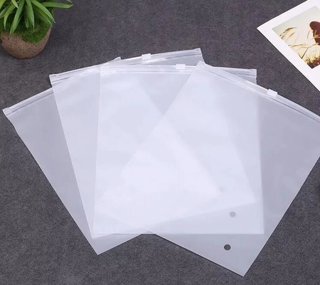 Bolso claro para el bolso del cepillo de dientes, bolso de empaquetado del Pvc del resbalador de la cremallera del sistema de la regla de los efectos de escritorio con el resbalador, resbalador t del bolso del pvc de k