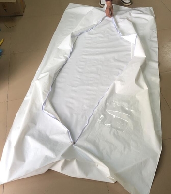 La bolsa para transportar cadáveres muerta para el entierro, la bolsa para transportar cadáveres no tejida del cadáver de Bodybag para los cadáveres, bolsos disponibles impermeables mortuorios del cadáver