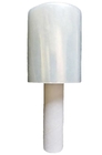 Cintas del ABRIGO del estiramiento resistente/paquete de película móviles de la cinta del estiramiento de 2 marcas, plástico de embalar extendido de la manija de la base, claro, 5 pulgadas