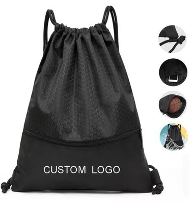 Una bolsa de nylon de la cremallera de la mochila del lazo de la honda de los caminantes de BAGEASE.CN ata una honda, Liberty Bag Water-Resistant Drawstring