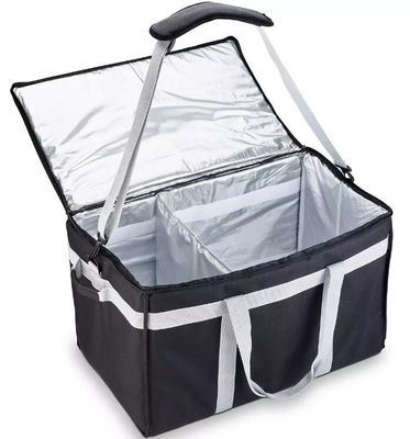 El bolso aislado almuerzo plegable del refrigerador calentó el bolso termal del refrigerador de la entrega de la pizza del bolso de la entrega de la comida