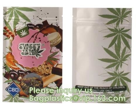 bolso del incienso del bolso del señuelo de los pescados del bolso del escudete del lado del bolso de café bolsas del canalón del bolso del papel de aluminio del bolso del alimento para animales/de la bolsa de tabaco herbarios