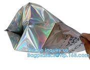 Paquete Recloseable Front Holographic Stand Up Pouch transparente/empaquetado cosmético plástico de Bagease del bolso/del esmalte de uñas