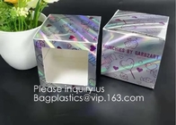 La bolsa de plástico impresa material olográfica del embalaje del papel de aluminio del sellado caliente del laser con k para la menudencias 10g 5g