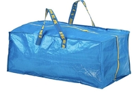 El equipaje enorme grande reutilizable Pp del almacenamiento empaqueta tejido con la manija fuerte de la cremallera que embala el bolso tejido los Pp extrafuerte del saco