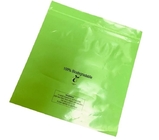 El apretón biodegradable de Minizip de la maicena del PLA empaqueta los bolsos el 100% abonablees plásticos del color verde, K, ubicación de la cremallera, sello del apretón