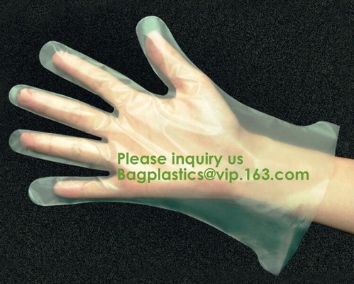 Guantes biodegradables médicos, guantes del almidón de maíz, guantes abonablees, guantes disponibles, bolsos