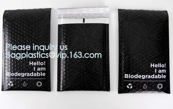 BOLSO de EMPAQUETADO del PAÑO de la ROPA, cierre ESENCIAL, auto-adhesivo CASERO ABONABLE. Bolsos de envío metálicos para el correo, paquete