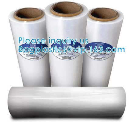 Abrigo, abrigo fresco, película del LDPE, hoja del LDPE, película modificada para requisitos particulares del embalaje plástico de la película de estiramiento de la plataforma de la película de encogimiento de PVC/PE
