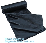 Láminas de plástico de 6 Mil Polyethylene Sheeting Roll Black, lona plástica, pajote plástico, barrera de la mala hierba, humedad concreta