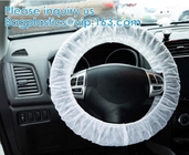 Universal antirresbaladizo disponible no tejido de la cubierta del volante del coche de la cubierta de rueda de la cubierta disponible del volante respirable
