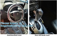 Accesorios interiores del estiércol vegetal del coche del piso de la funda de asiento biodegradable de Mat Auto Disposable Steering Wheel que dirigen bolsos del neumático