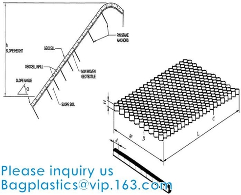 Fibra Geogrid para la fibra de vidrio Geogrid biaxial de la construcción de la construcción de carreteras con la estabilización de suelo no tejida del geotextil