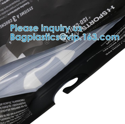 Enganchar el bolso para la bolsa de la ropa con la diapositiva o la cremallera autoadhesiva, bolso para el bolso del traje de baño con el gancho
