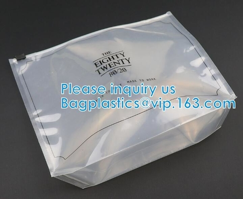 La burbuja clara cosmética de K empaqueta/bolso caliente de la cremallera del resbalador de la venta, bolso de la cremallera de la ejecución del gancho del resbalador, lápiz del PVC de la cremallera del resbalador