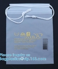 Bolso biodegradable con la impresión, la bolsa de plástico del lavadero del lazo del lavadero de Logo Printed Poly Drawstring Hotel /Travel