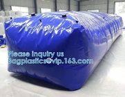 El tanque plástico de la almohada de agua del tanque de la vejiga plegable flexible del aceite, el tanque de almacenamiento líquido, el tanque flexible, cubo, infante de marina