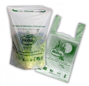 Portatraje polivinílico al por mayor abonable de la maicena, abonable biodegradable, rolle abonable biodegradable del bioplastic