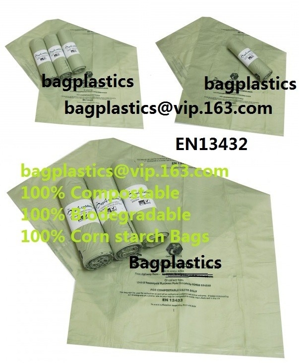 bolso plástico reciclable modificado para requisitos particulares biodegradable de la camiseta de HDPE/LDPE, bolso del polietileno del supermercado que hace compras