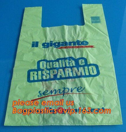 bolsos disponibles amistosos del eco, bolsos de basura de los bolsos de lazo de la cocina, bolso abonable, bolso abonable de la maicena amistosa de Eco