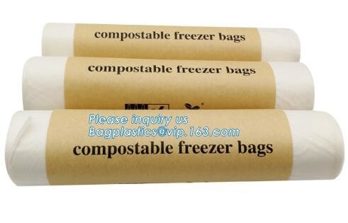 Bolso biodegradable del compartimiento del Pla de la mandioca/bolso de basura abonable Rolls/Pla del bolso, abonable y de Boidegradable K de Cornstarched