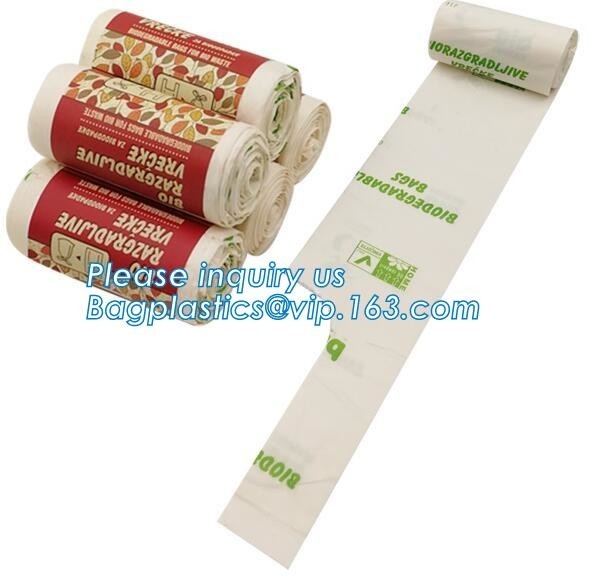 Bolsos el 100% biodegradables reutilizables respetuosos del medio ambiente de las palomitas de la maicena, las bolsas de plástico biodegradables OXAS abonablees de EPI el 100%
