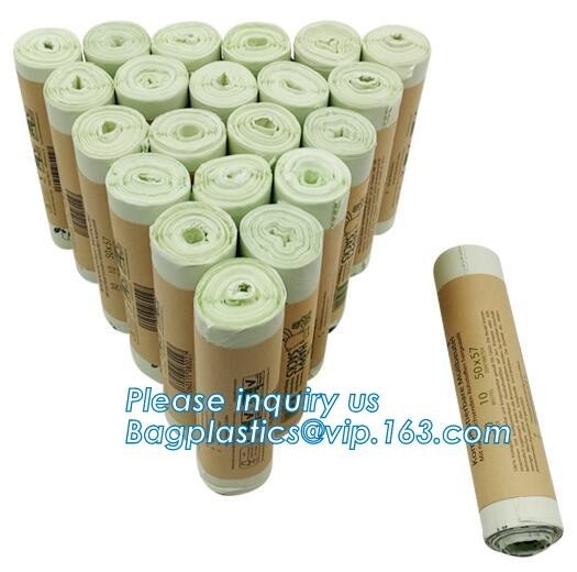 El embalaje de Eco del almacenamiento de la comida recicla el bolso que hace compras biodegradable en bagease, bolsos de compras plásticos abonablees de la camiseta del 100%