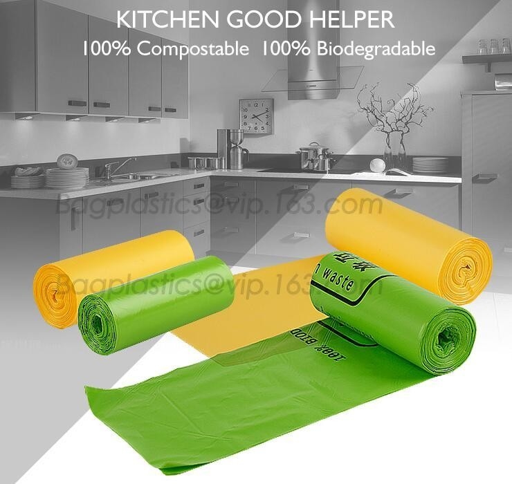 Bolsos biodegradables de empaquetado modificados para requisitos particulares del impulso del perro de HDPE+D2W, bolso de encargo unscented del impulso del perro con la etiqueta privada