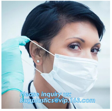 Mascarilla disponible no tejida dental del procedimiento médico de 3 capas, mascarilla médica médica del gancho del grado 3layer del gancho