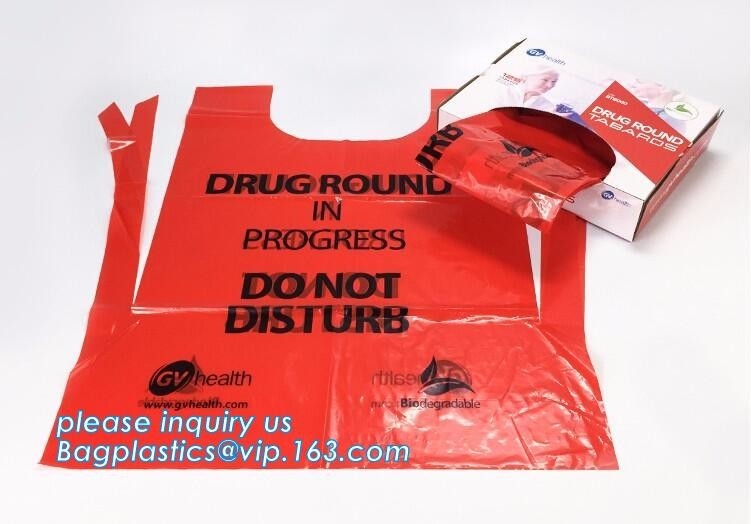 Los delantales disponibles médicos para el doctor, LDPE cubrieron el delantal del biohazard, delantal quirúrgico, Logo Printed Disposable Plasti médico