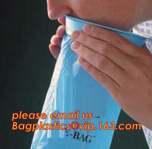 bolso médico plástico con la impresión de encargo, 24 PC del vómito 1000ml y 2000ml por el paquete, bolso del vómito del vómito del aeroplano disponible