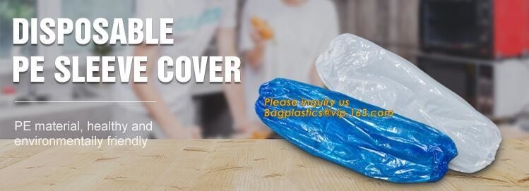 Oversleeve transparente plástico disponible de la cubierta LDPE/HDPE de la funda del PE, funda quirúrgica de la cubierta de la cámara del hospital disponible del PE