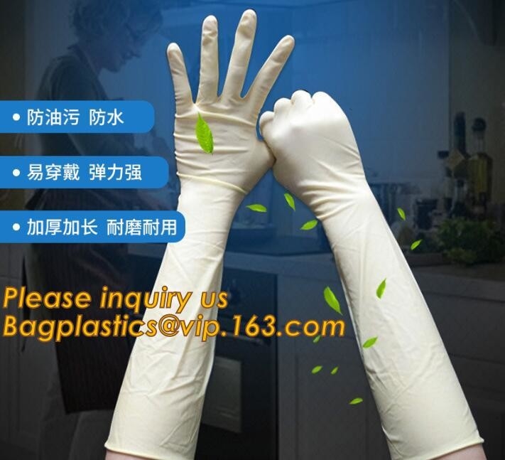 guantes médicos baratos del látex, guantes pulverizados disponibles médicos del examen del látex de los nuevos productos, trabajo disponible del examen