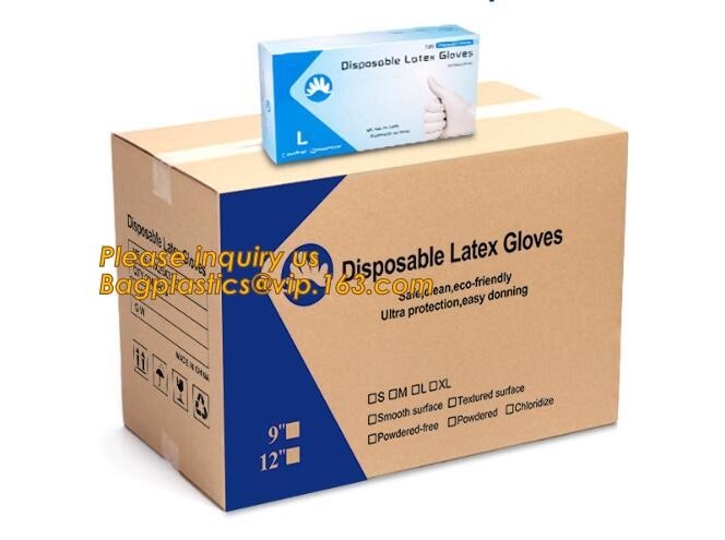 Guantes disponibles del examen médico del guante del látex, guante natural médico del examen del látex ningún polvo, g médico disponible