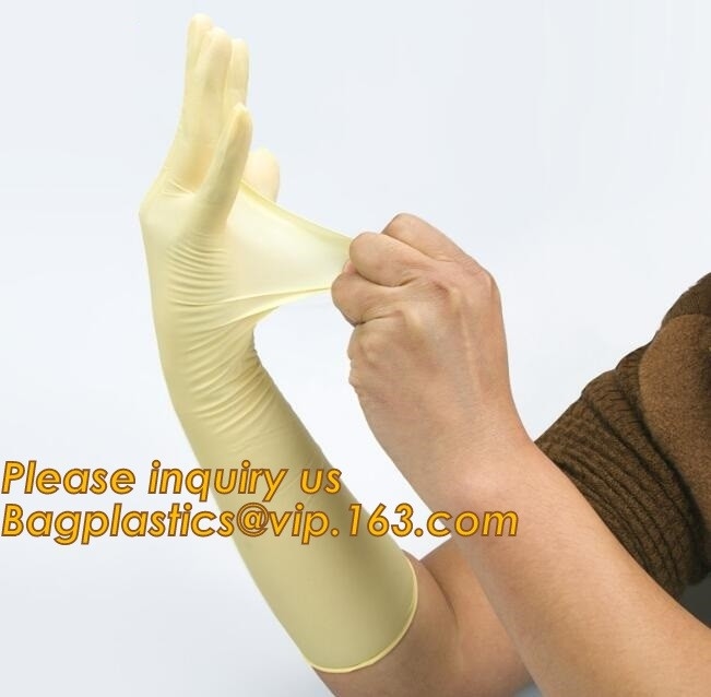 Guantes quirúrgicos médicos disponibles con precio barato, látex no estéril del examen del látex del examen médico del fabricante
