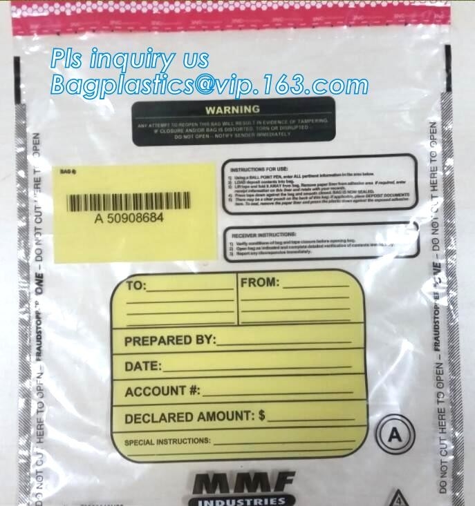 Seguridad con franquicia de ICAO que empaqueta los bolsos de STEBs, bolsos evidentes con franquicia de la seguridad de ShopTamper del aeropuerto, STEBs para el deber del aeropuerto
