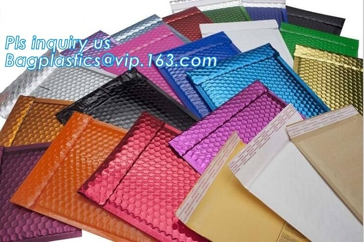 Los anuncios publicitarios impresos modificados para requisitos particulares de la burbuja rasgan el anuncio publicitario de papel rellenado prueba Jiffy Bags de Kraft/la venta al por mayor del sobre de la burbuja, bagease