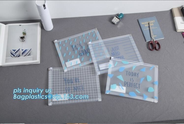 Hecho en bolso colorido de la cremallera del resbalador de China, bolso para la ropa que empaqueta, bolso plástico transparente de la cremallera del resbalador de la cremallera del resbalador