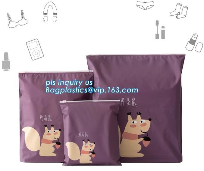 bolso de empaquetado del bikini de los PP de la cremallera del resbalador del gancho de la suspensión, bolso de los efectos de escritorio de la bolsa de la cremallera del resbalador, pla transparente de la cremallera del resbalador del PVC