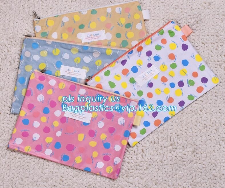 Bolso barato promocional del lápiz de Logo Printing Custom Canvas Stationery, organizador multifuncional Bag del almacenamiento de los efectos de escritorio