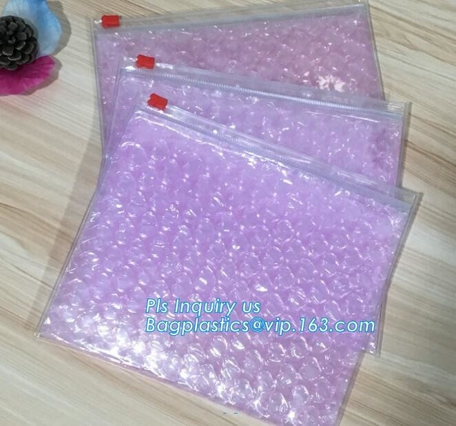 Bolso de burbuja modificado para requisitos particulares del resbalador, precio de fábrica del OEM con el bolso packaing de encargo de la burbuja k, embalaje reutilizable de la burbuja que embala