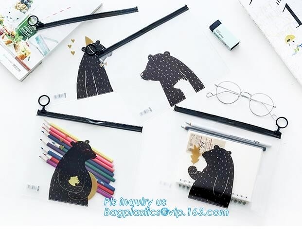 bolsos plásticos en bolso del almacenamiento, bolsos de empaquetado del resbalador de la cerradura de la cremallera de la ropa interior de la cremallera plástica que se puede volver a sellar del resbalador para la ropa