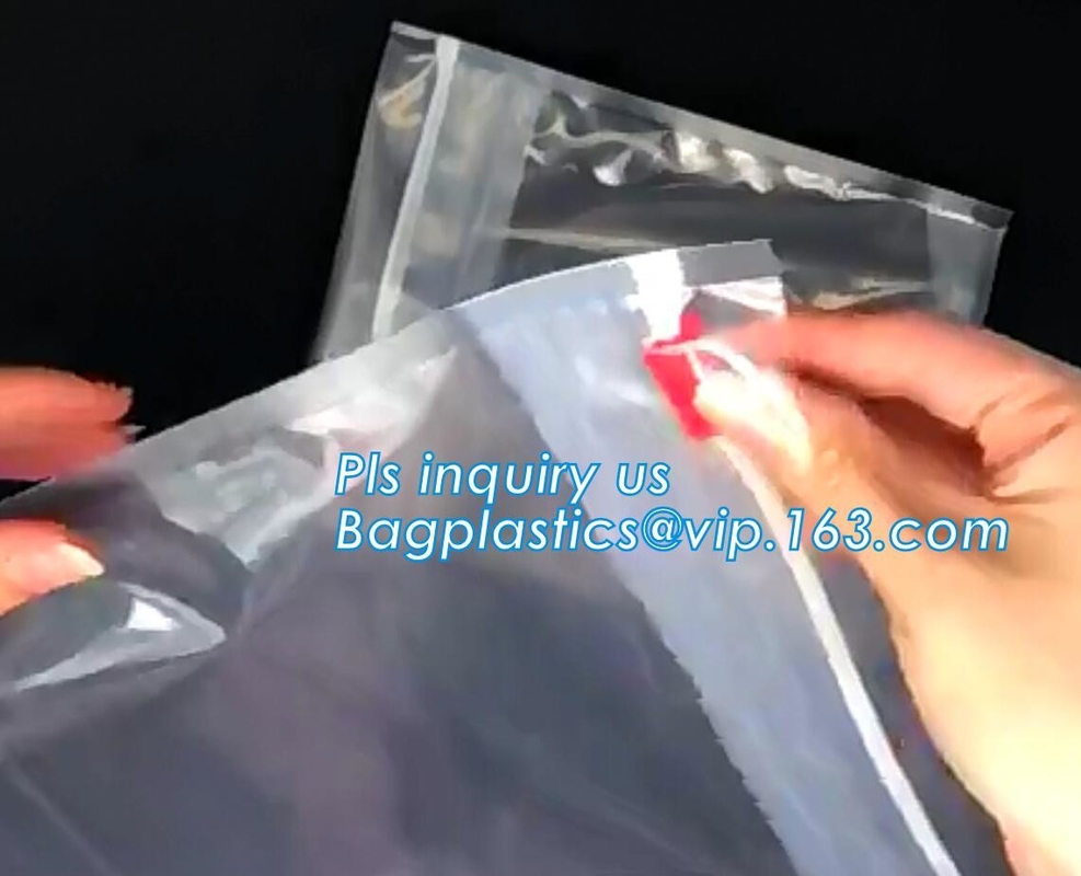 los bolsos de la prueba del niño de las hierbas con la cerradura de la cremallera del resbalador, visten el bolso de empaquetado con la cremallera del resbalador, bolso del fichero A4 con el resbalador