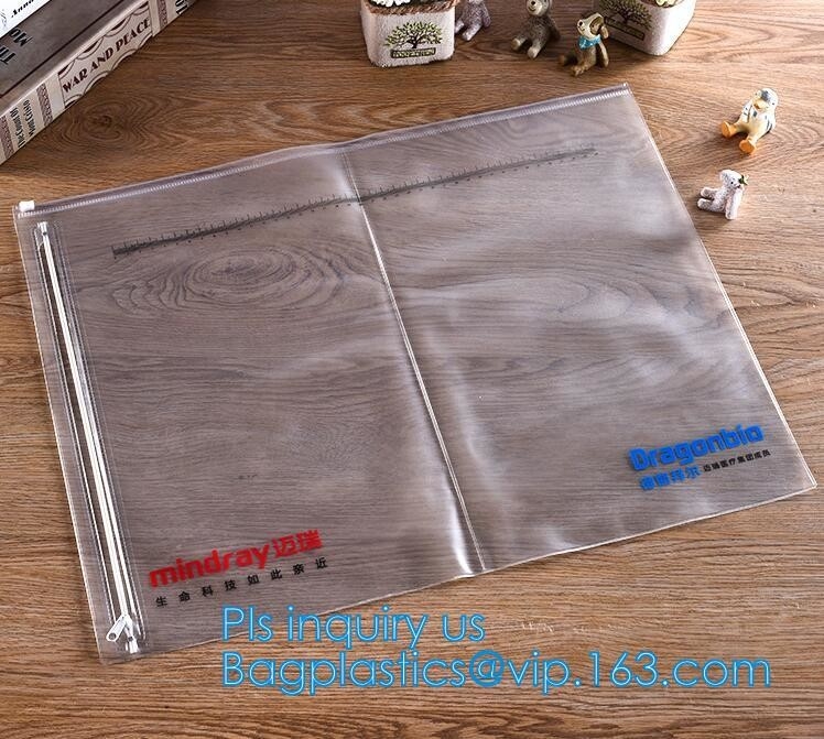 portatraje plástico del resbalador, empaquetando para las camisas/ropa/ropa interior, bolso de la crema dental del cepillo de dientes del viaje del resbalador de k