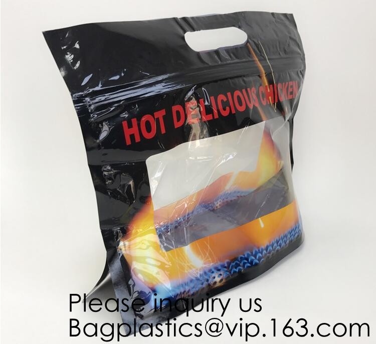Bolsa inferior plana de la cremallera del plástico transparente para los bolsos de la comida del embalaje del bocado para el arroz que empaqueta, soporte reutilizable encima de los bolsos de la comida, polivinílicos