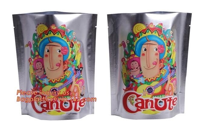 El final mate 250g 500g metalizó el soporte de la hoja k encima del bolso de empaquetado para las frutas secas que empaquetaban la bolsa, pescado metalizado de la hoja