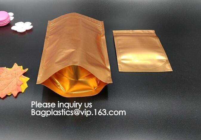 bolso metalizado vacío del papel de aluminio/bolsa de nylon de la réplica para la comida congelada con bagease del bolso de vacío del papel de aluminio de la muesca del rasgón