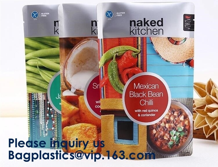 El té de encargo del Detox impreso se levanta el bolso de pie K de la bolsa plástica de la cremallera para el acondicionamiento de los alimentos de la sopa, aliños de ensaladas, sopa