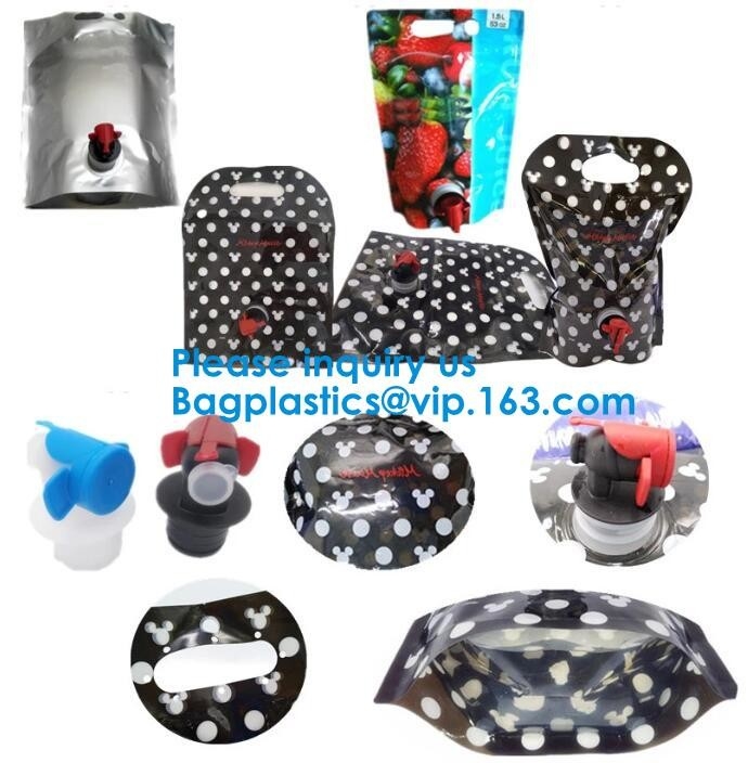 Bolso en bolso del dispensador/del babero del agua de la caja en bolso del dispensador del vino de la caja/del vino, líquido/bebida/jugo/bebida/agua/vino/salsa/detergente